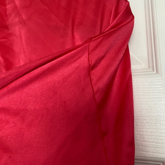 Victorias Secret Hot Pink Silky Robe - Picture 6 of 9